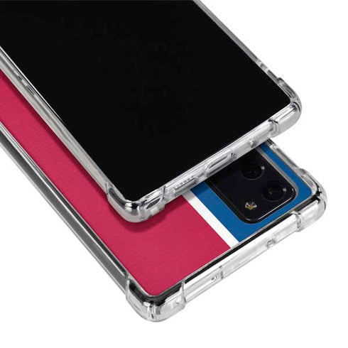 MLB Texas Rangers Split Galaxy Note20 5G Clear Case