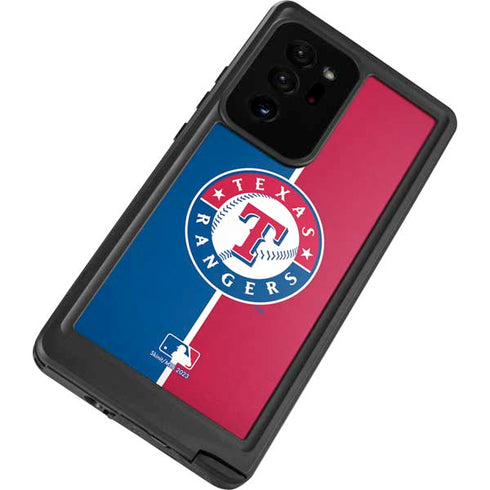 MLB Texas Rangers Split Galaxy Note20 Ultra 5G Waterproof Case