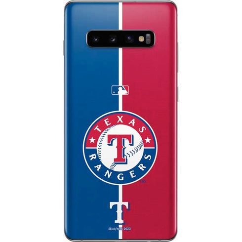 MLB Texas Rangers Split Galaxy S10 Plus Skin