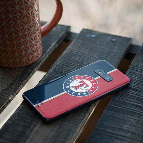 MLB Texas Rangers Split Galaxy S10e Skin