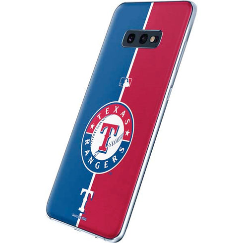 MLB Texas Rangers Split Galaxy S10e Skin