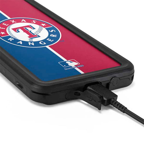 MLB Texas Rangers Split Galaxy S20 Plus Waterproof Case