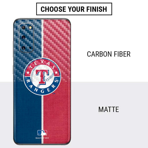 MLB Texas Rangers Split Galaxy S20 Skin
