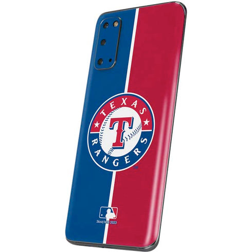 MLB Texas Rangers Split Galaxy S20 Skin