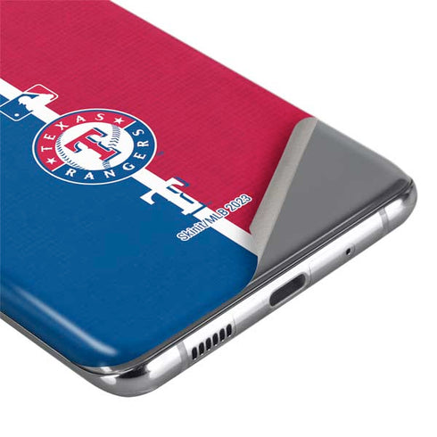 MLB Texas Rangers Split Galaxy S20 Ultra 5G Skin