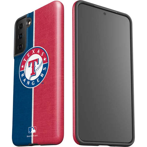 MLB Texas Rangers Split Galaxy S21 FE Pro Case