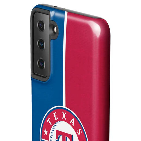 MLB Texas Rangers Split Galaxy S21 FE Pro Case
