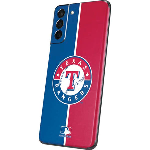 MLB Texas Rangers Split Galaxy S21 Plus 5G Skin