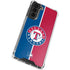 MLB Texas Rangers Split Galaxy S22 Plus Clear Case