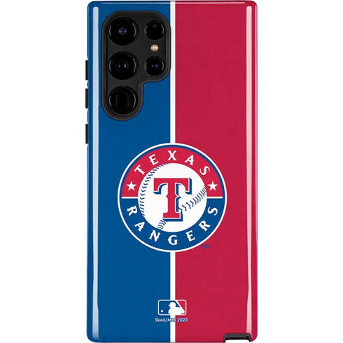 MLB Texas Rangers Split Galaxy S22 Ultra Pro Case