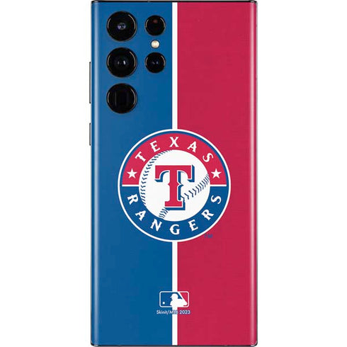 MLB Texas Rangers Split Galaxy S22 Ultra Skin