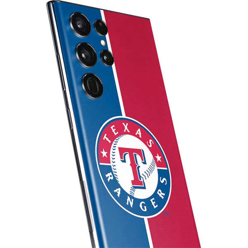 MLB Texas Rangers Split Galaxy S22 Ultra Skin