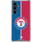 MLB Texas Rangers Split Galaxy S23 FE Clear Case