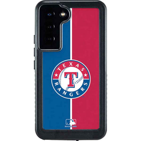 MLB Texas Rangers Split Galaxy S23 Plus Waterproof Case