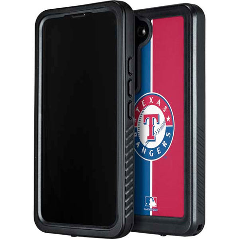 MLB Texas Rangers Split Galaxy S23 Plus Waterproof Case