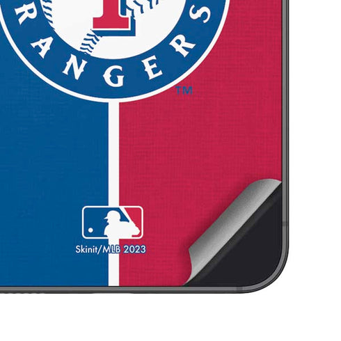 MLB Texas Rangers Split Galaxy S23 Skin