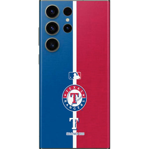 MLB Texas Rangers Split Galaxy S23 Ultra Skin