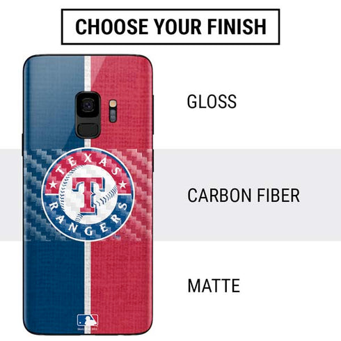MLB Texas Rangers Split Galaxy S9 Skin