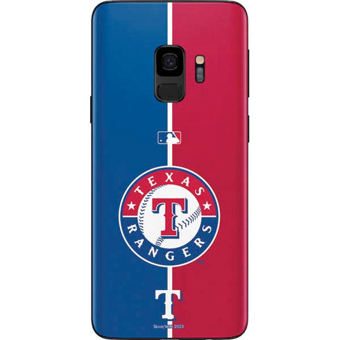 MLB Texas Rangers Split Galaxy S9 Skin