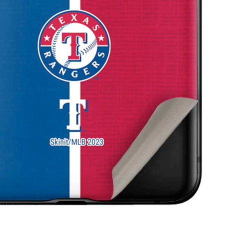 MLB Texas Rangers Split Galaxy Z Flip Skin