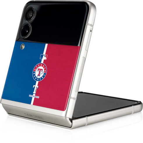 MLB Texas Rangers Split Galaxy Z Flip4 5G Skin