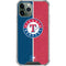 MLB Texas Rangers Split iPhone 11 Pro Max Clear Case