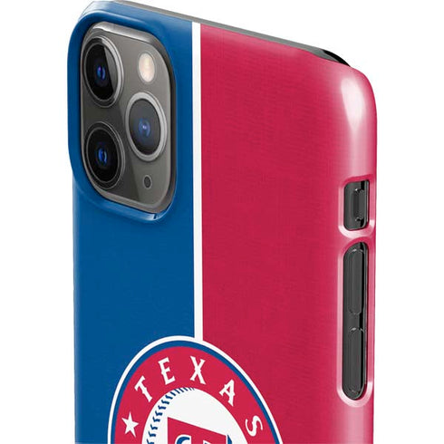 MLB Texas Rangers Split iPhone 11 Pro Max Lite Case