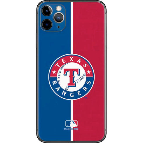 MLB Texas Rangers Split iPhone 11 Pro Max Skin