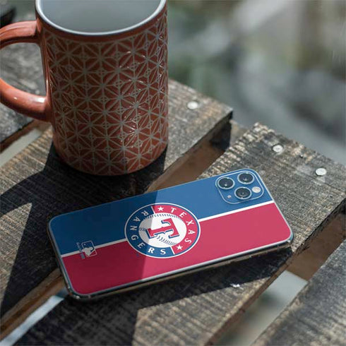 MLB Texas Rangers Split iPhone 11 Pro Max Skin