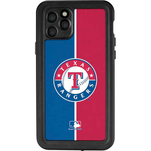 MLB Texas Rangers Split iPhone 11 Pro Waterproof Case