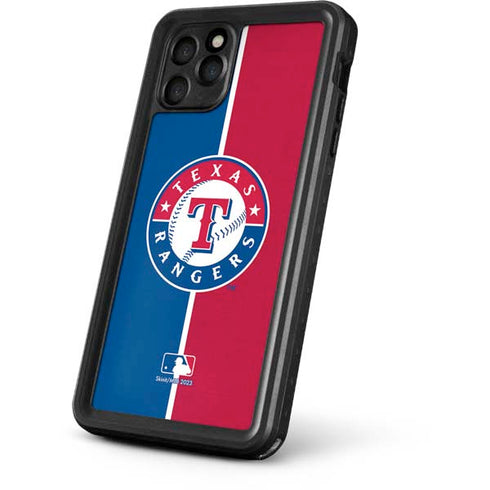MLB Texas Rangers Split iPhone 11 Pro Waterproof Case