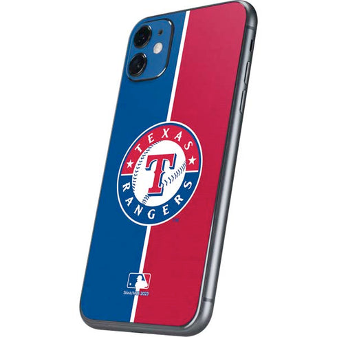 MLB Texas Rangers Split iPhone 11 Skin