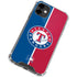 MLB Texas Rangers Split iPhone 12 Mini Clear Case