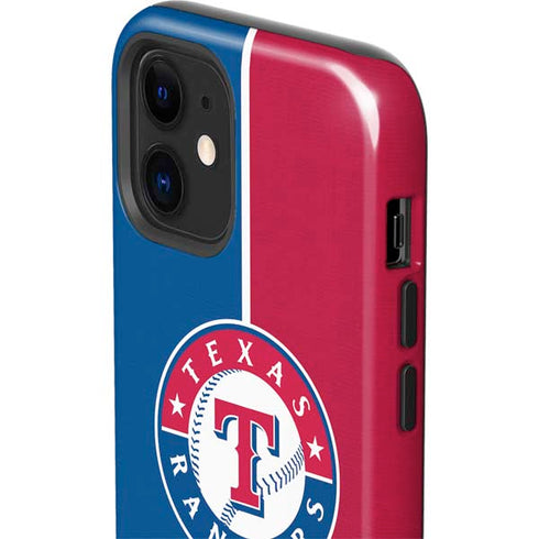 MLB Texas Rangers Split iPhone 12 Mini Impact Case