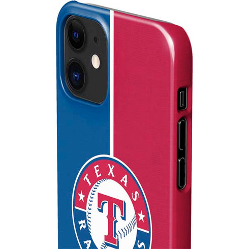MLB Texas Rangers Split iPhone 12 Mini Lite Case