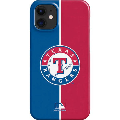 MLB Texas Rangers Split iPhone 12 Mini Lite Case