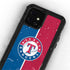 MLB Texas Rangers Split iPhone 12 Mini Waterproof Case