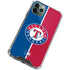 MLB Texas Rangers Split iPhone 12 Pro Clear Case