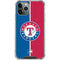 MLB Texas Rangers Split iPhone 12 Pro Clear Case
