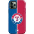 MLB Texas Rangers Split iPhone 12 Pro Impact Case