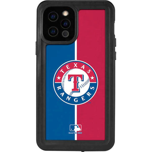 MLB Texas Rangers Split iPhone 12 Pro Waterproof Case