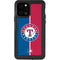MLB Texas Rangers Split iPhone 12 Pro Waterproof Case