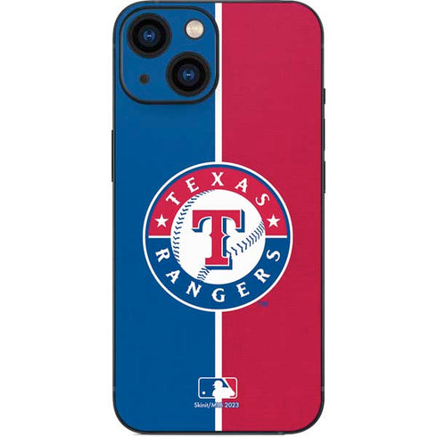MLB Texas Rangers Split iPhone 13 Mini Skin