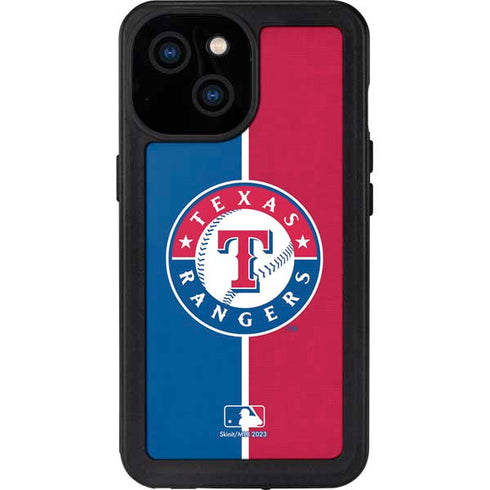 MLB Texas Rangers Split iPhone 13 Mini Waterproof Case