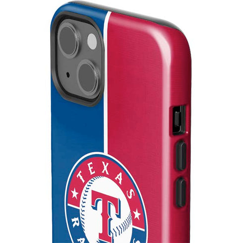 MLB Texas Rangers Split iPhone 15 Plus Impact Case