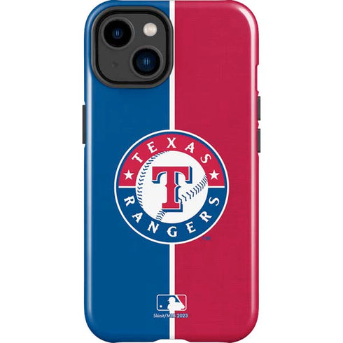 MLB Texas Rangers Split iPhone 15 Plus Impact Case