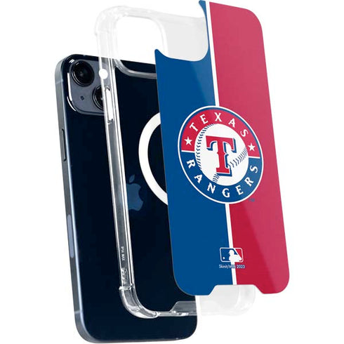 MLB Texas Rangers Split iPhone 15 Plus MagSafe Case