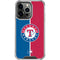 MLB Texas Rangers Split iPhone 15 Pro Clear Case
