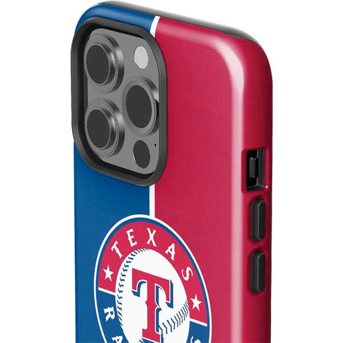 MLB Texas Rangers Split iPhone 15 Pro Impact Case