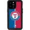 MLB Texas Rangers Split iPhone 14 Pro Max Waterproof Case